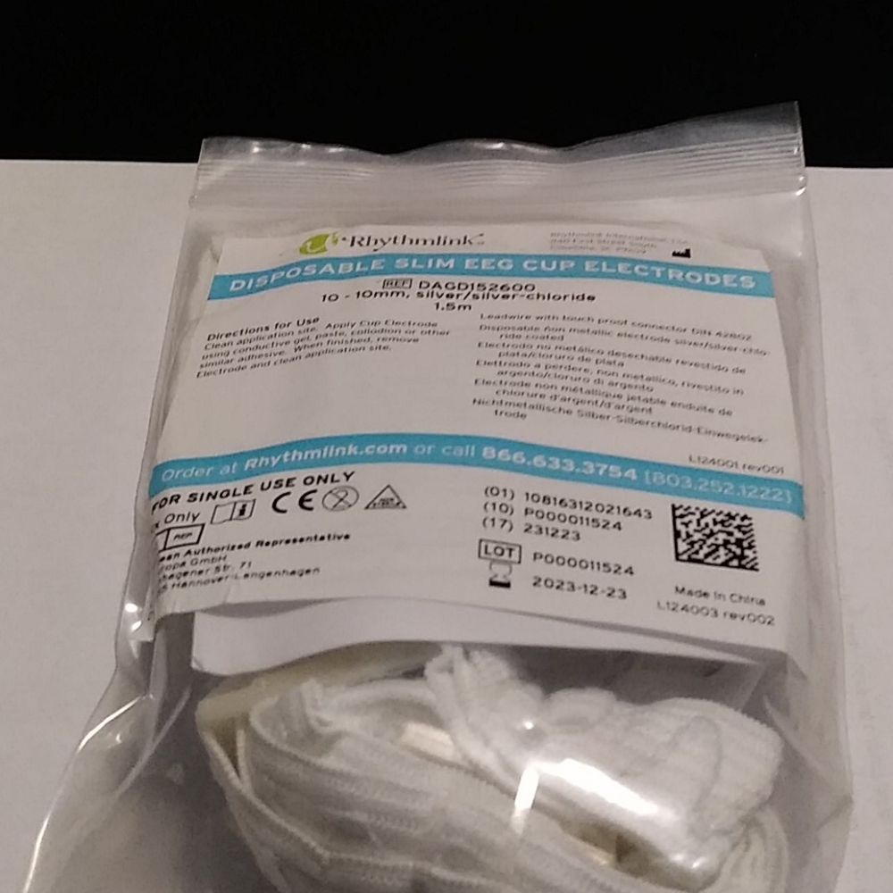 Rhythmlink disposable slm EEG cup ElECTRODES